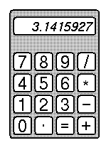 illustration of a calculator