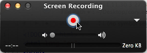 screen recording button
