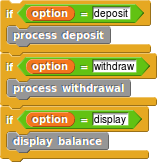 an example banking program