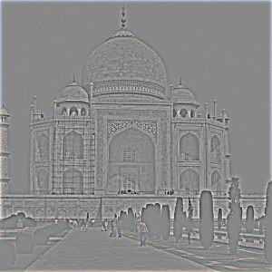 Taj Image High Frequencies