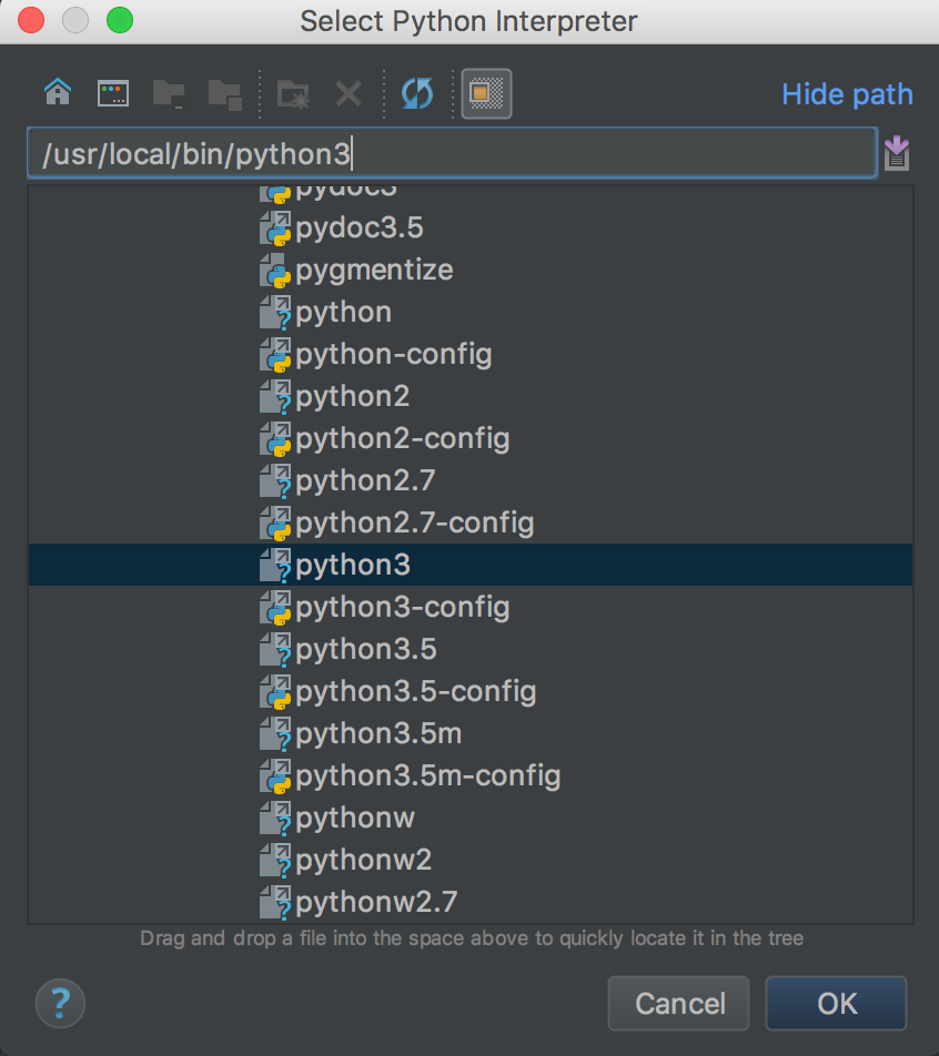 Select Python