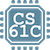 outline of square computer chip with cs61c label