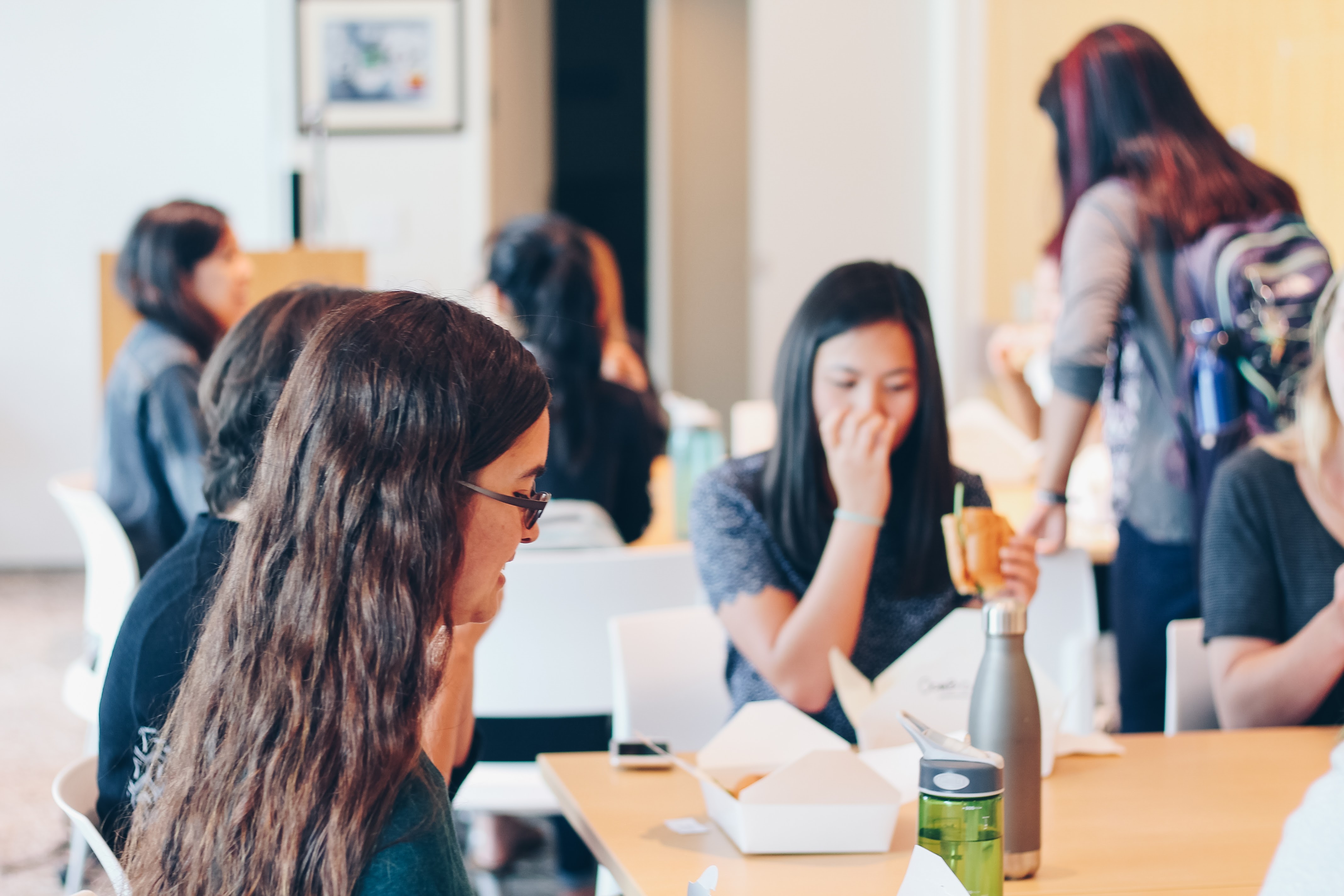 WICSE has frequent mentoring lunches with female EECS undergraduate students.